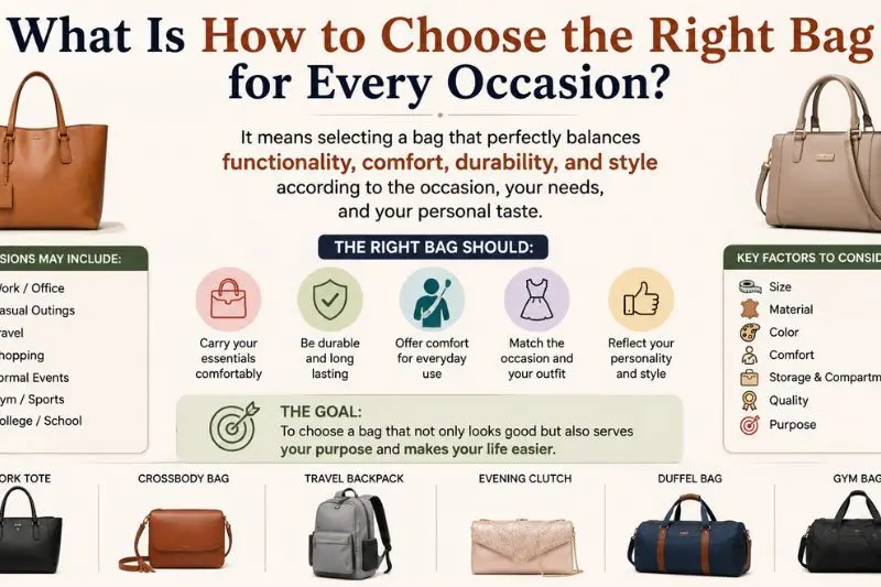 what Is how to choose the right bag for every occasion
