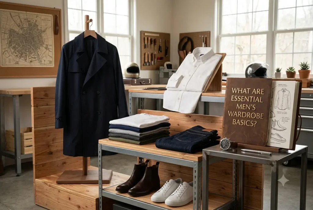 what are essential men's wardrobe basics