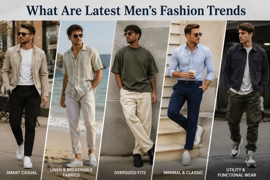 what are latest men's fashion trends