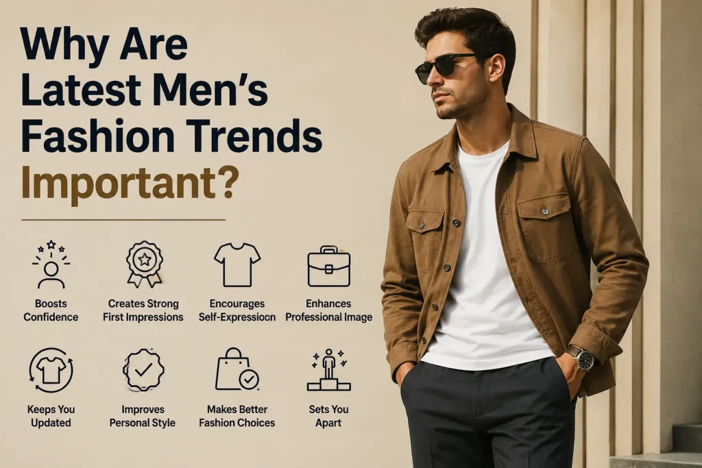 why are latest men's fashion trends important